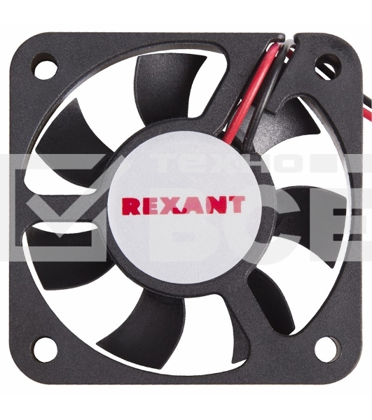 Вентилятор для корпуса Rexant RX 5010MS 12VDC черный, 50 мм, 4300 об/мин, 24 дБ, 2 pin