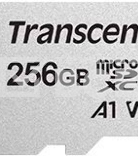 Флеш карта microSD 256GB Transcend microSDXC Class 10 UHS-I U3, V30, A1, (SD адаптер), TLC