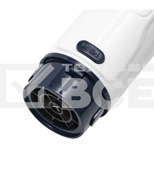 Фен-расческа Galaxy Line GL 4408, белый, 900 Вт, 2 скорости потока воздуха, функция «холодный воздух», защитная сетка, индикатор сети, 3 насадки в комплекте, подвесная петля