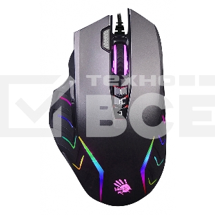Мышь проводная A4Tech Bloody J95s серый, 8000 dpi, USB, кнопки - 9
