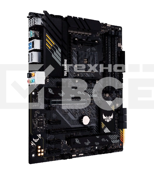 Материнская плата ASUS TUF GAMING B550-PRO, AM4, AMD B550, 4xDDR4, 6xSATA, 2xM.2, 1xPCIe 4.0 x16, 1xPCIe 3.0 x16, 3xPCIe x1, 1xHDMI, 1xDP, 1x 2.5Gb LAN, 4xUSB 2.0, 2xUSB 3.2 Gen 1, 1xUSB 3.2 Gen 2, 1xUSB-C 3.2 Gen 2, 5x3.5 мм, 7.1, ATX