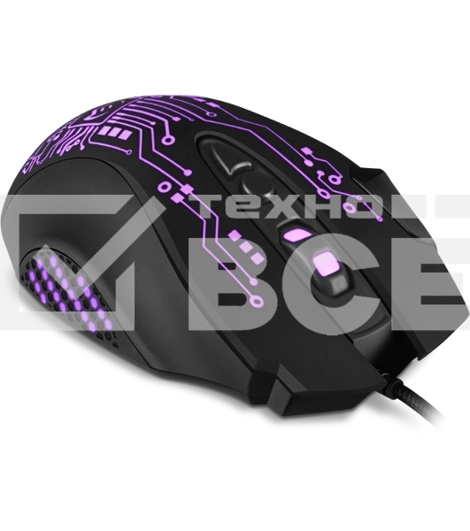 Мышь проводная SVEN RX-G715 черный, 3200 dpi, USB, кнопки - 8