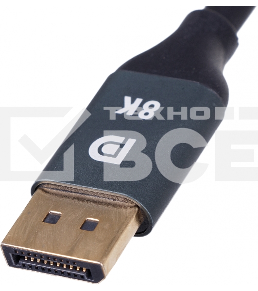 Кабель Ultra HD DisplayPort (m) DisplayPort (m) 1м черный пакет