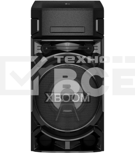 Микросистема LG ON77DK черный/CD/CDRW/DVD/DVDRW/FM/USB/BT