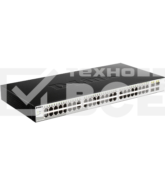 Коммутатор D-Link Managed Gigabit Switch with 48 10/100/1000Base-T + 4 SFP Ports DGS-1210-52/ME/B1A