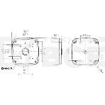 Настенная коробка Dahua для корпусов серий HDW2 Junction Box PFA121, фото6