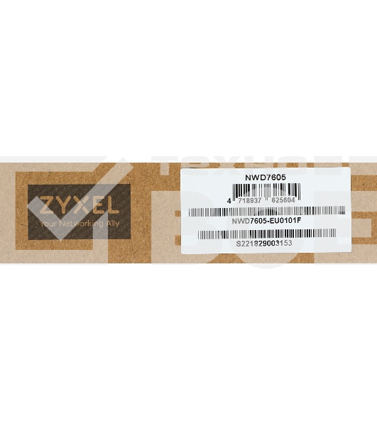 Двухдиапазонный Wi-Fi USB-адаптер Zyxel NWD7605, AX1800, 802.11a/b/g/n/ac/ax (600+1200 Мбит/с), USB3.0