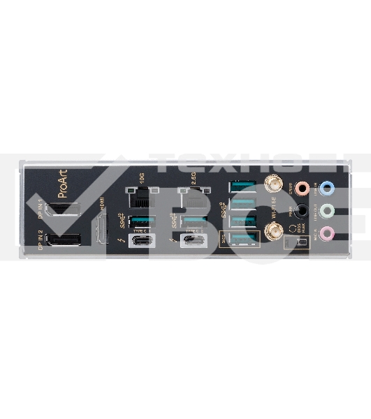 Материнская плата ASUS ProArt Z790-Creator WiFi, LGA 1700, Intel Z790, 4xDDR5, 8xSATA, 4xM.2, 1xPCIe 4.0 x4, 1xPCIe 5.0 x8, 1xPCIe 5.0 x16, 2xUSB-C Thunderbolt 4, 1xHDMI, 2xUSB-C, 2x 10Gb LAN, 6xUSB-A 3.2 Gen 2, 5x3.5 мм, 7.1, ATX