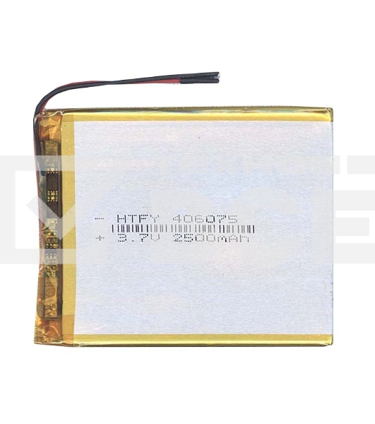 Аккумулятор Li-Pol (батарея) 4*60*75мм 2pin 3.7V/2500mAh