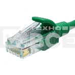 Патч-корд Suprlan 10-0157 UTP RJ-45 вил.-вилка RJ-45 кат.5E 1м зеленый LSZH 24AWG, фото2