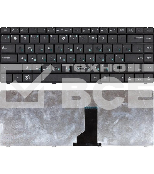 Клавиатура для ноутбука Asus N43 N43J N43JF N43JM N43JQ B43 B43E черная