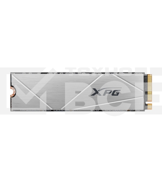 Накопитель SSD ADATA XPG GAMMIX S60, 2Tb, PCIe 4.0 x4, M.2 2280, NVMe, R/W 5000/4200, с радиатором