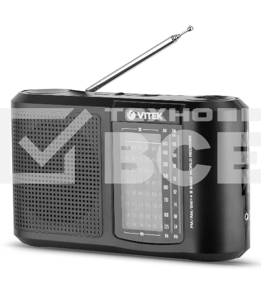 Радиоприемник Vitek VT-3590 BK черный