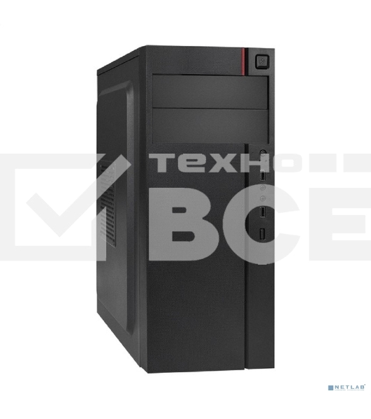 Компьютерный корпус Miditower ExeGate AA-440-AA450 (ATX, AA450 8 см, 2*USB, аудио)