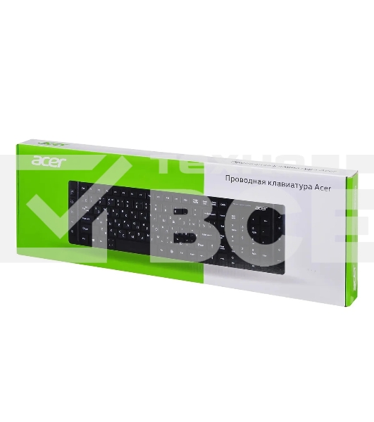 Клавиатура Acer OKW010 [ZL.KBDEE.002] проводная, USB, черный