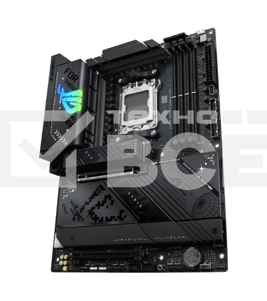 Материнская плата ASUS ROG STRIX X870-F GAMING WIFI, AM5, AMD X870, 4xDDR5, 2xSATA, 4xM.2, 1xPCI-E 5.0 x16, 1xPCI-E 4.0 x4, 1xHDMI, 1xDP, 2xUSB-C USB4, 1xUSB-C 10Gbps, 5xUSB-A 10Gbps, 4xUSB-A 5Gbps, 1x 2.5Gb LAN, 2x3.5 мм, 7.1, ATX