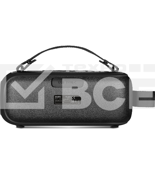 Колонка портативная Sven PS-255 черный 12W 1.0 BT 3600mAh (SV-022563)