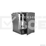 Шкаф ЦМО телекоммуникационный настенный сварной 12U (600 350) съемные стенки, дверь металл, черный, фото6