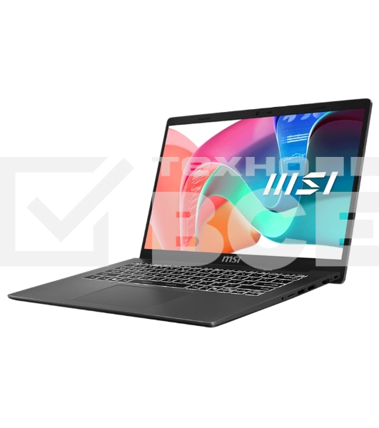 Ноутбук MSI Modern 14 F1MG/14'/IPS/Intel Core 5 120U/16Gb/1Tb SSD/Intel Graphics/DOS/серый/1.5kg