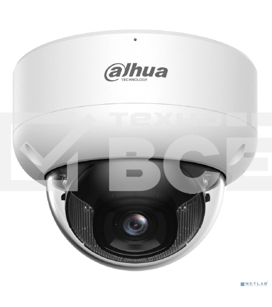 Уличная купольная IP-видеокамера DAHUA DH-IPC-HDBW3249EP-AS-IL-0360B с ИИ 2Мп; 1/2.9” CMOS; объектив 3.6мм тревожные вх/вых: 1/1 ИК 40м LED 40м IP67, IK10 металл