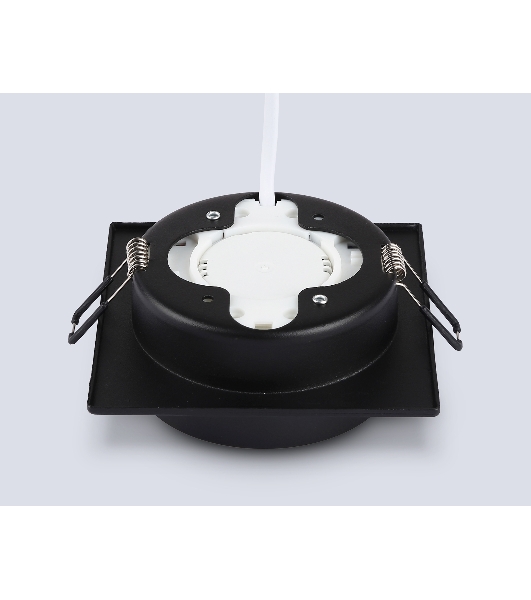 Светильник Ambrella light TN6710 BK черный IP44 GX53 max 15W 105*105*45