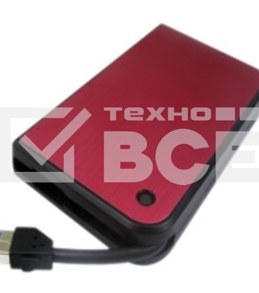 Внешний корпус для HDD AgeStar 3UB2A14 (красный) usb3.0 to 2,5' hdd SATA алюминий