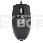 Мышь проводная A4Tech OP-720 черный, 1000 dpi, PS/2, кнопки - 3, фото3