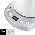 Чайник электрический Kitfort КТ-660-1 1.7л. 2200Вт белый (корпус: пластик), фото6