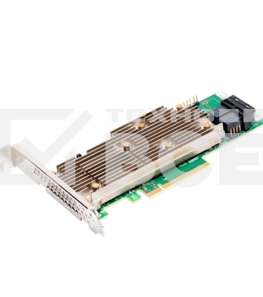 Контроллер MegaRAID 9460-8I SGL (05-50011-02), PCIe 3.1 x8 LP, SAS/SATA/NVMe, RAID 0,1,5,6,10,50,60, 8port(2 * int SFF8643), 2GB Cache, 3508ROC