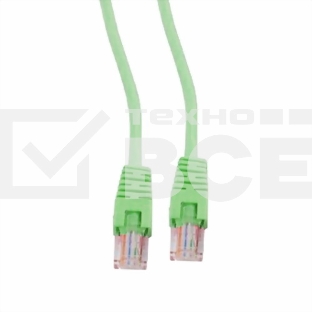 Патч-корд UTP Cablexpert кат.5e, 2м, литой, многожильный (зеленый)