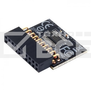 Модуль защиты информации Gigabyte GC-TPM2.0, TPM header key, LPC bus, (for Intel 200/100/8/9/99 series, AMD AM4, FM2 series) OEM