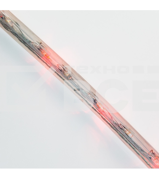 Дюралайт LED, свечение с динамикой (3W) - красный, 36 LED/м, бухта 100м