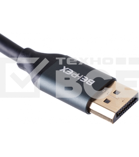 Кабель Ultra HD DisplayPort (m) DisplayPort (m) 1м черный пакет