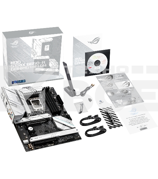 Материнская плата ASUS ROG STRIX B660-A GAMING WIFI D4, LGA 1700, Intel B660, 4xDDR4, 4xSATA, 3xM.2, 1xPCIe 5.0 x16, 1xPCIe 3.0 x4, 1xHDMI, 1xDP, 1x 2.5Gb LAN, 1xUSB-A 3.2 Gen 2, 2xUSB-A 3.2 Gen 1, 4xUSB 2.0, 5x3.5 мм, 7.1, Standard-ATX