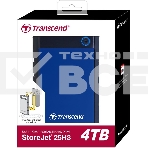 Внешний HDD 2.5' Transcend StoreJet 25H3, 4TB, USB 3.2 Gen 1 Type-A, 5400 rpm, синий, фото10