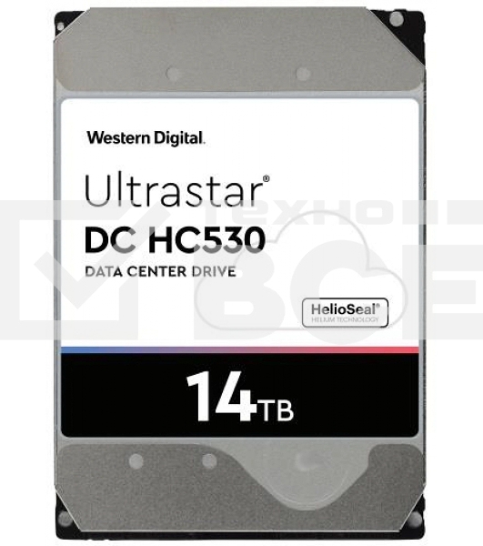 Жесткий диск HDD Server WD/HGST ULTRASTAR HE14 (3.5’’, 14TB, 512MB, 7200 RPM, SATA 6Gb/s, 512E SE), SKU: 0F31284