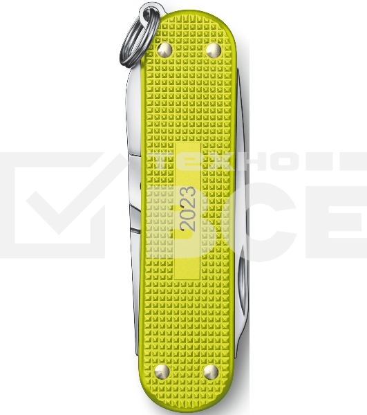 Нож перочинный Victorinox Alox Classic (0.6221.L23) 58мм 5 функций желтый подар.коробка