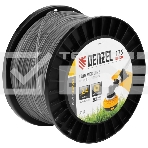 Леска для триммера двухкомпонентная квадрат, 2,4мм х 175м, на DIN катушке EXTRA CORD Denzel, фото2