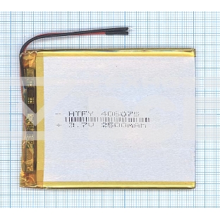Аккумулятор Li-Pol (батарея) 4*60*75мм 2pin 3.7V/2500mAh