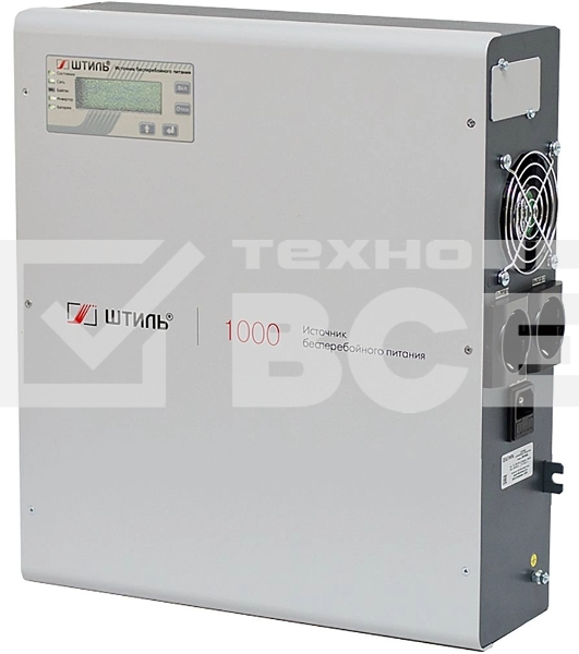 Источник бесперебойного питания Штиль SW1000L 900Вт 1000ВА серый