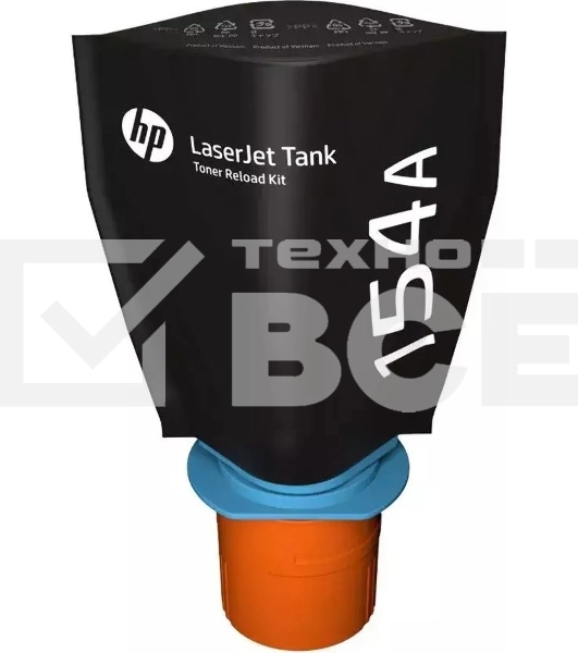 Заправочное устройство HP 154A черный LaserJet Tank Toner Reload Kit