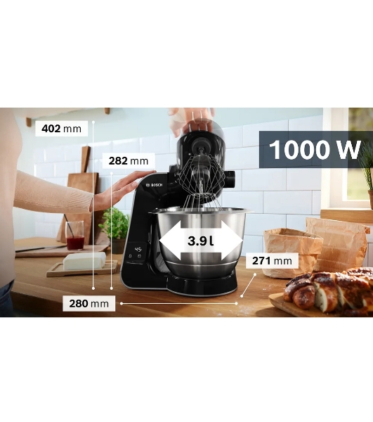 Кухонная машина Bosch MUM5XC4E планетар.вращ. 1000Вт