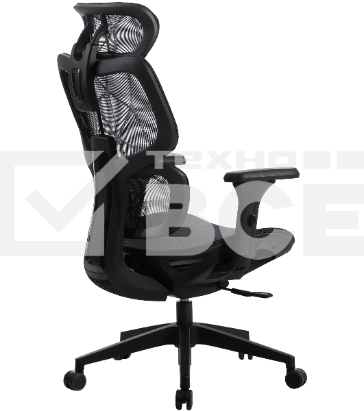 Кресло компьютерное Cactus CS-MC555-BK черный, сетка