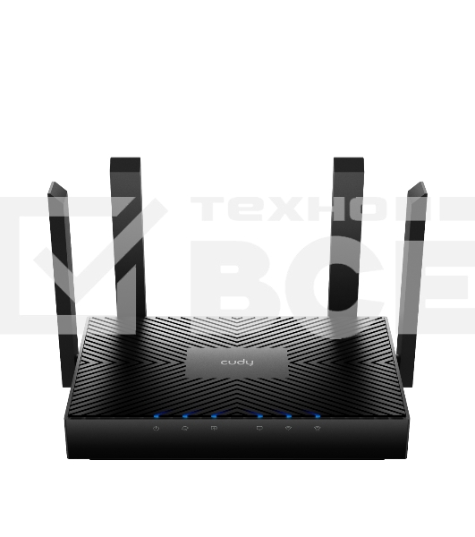 Роутер Cudy WR3000 AX3000 10/100BASE-TX/Wi-Fi черный