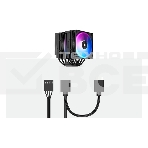 Кулер Ocypus Delta A62 BK ARGB Black 260W/ All Intel/ AMD AM*/ 2 fans / Screws, фото11