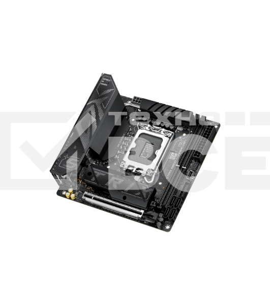 Материнская плата ASUS ROG STRIX B860-I GAMING WIFI, LGA1851, Intel B860, 2xDDR5, 4xSATA, 2xM.2, 1xPCIe 5.0 x16, 1xDP, 1xHDMI, 1xThunderbolt 4, 1x2.5Gb LAN, Wi-Fi 7, 2xUSB 2.0, 3xUSB 3.2 Gen 1, 1xUSB 3.2 Gen 2, 1xUSB 3.2 Gen 2x2, 1xUSB-C, 1xS/PDIF, 2x3.5 