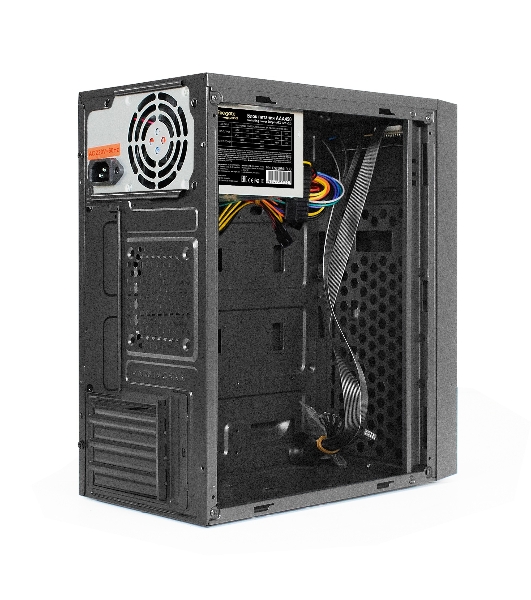 Компьютерный корпус Minitower ExeGate BAA-113-AAA450 (mATX, БП AAA450 с вент. 8см, 2*USB, аудио, черный)