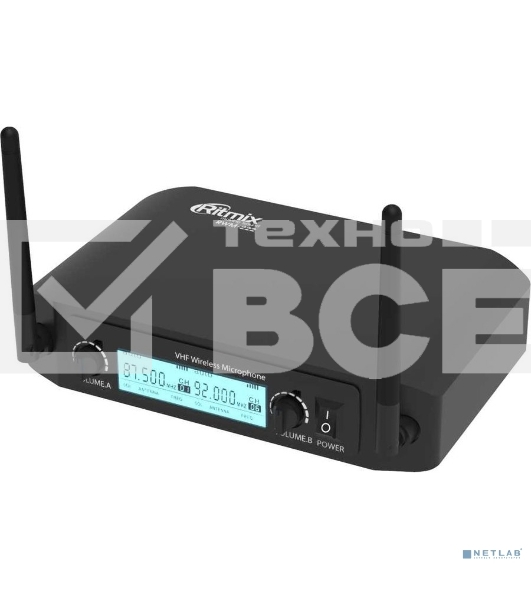 Микрофон Ritmix RWM-222 черный