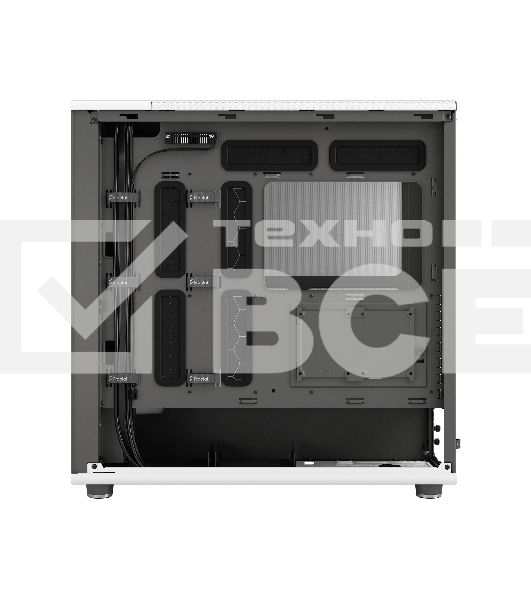 Компьютерный корпус без блока питания Fractal Design North XL, Full-Tower, 3x140мм, 2xUSB-A 3.2 + 1xUSB 3.2 Type-C E-ATX, ATX, mATX, mITX Wood panel, Chalk белый