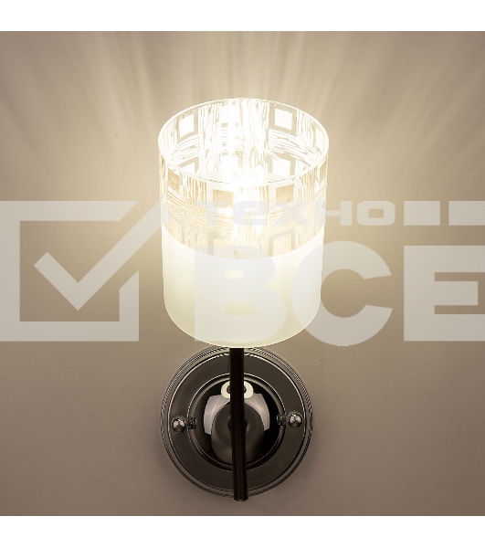 Светильник Hiper E27х1х60Вт черный/Хром H010-1